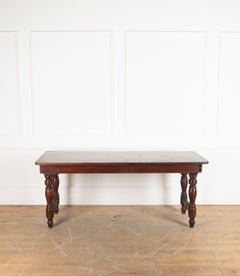 19th Century Mahogany Nautical Ship Dining Table
