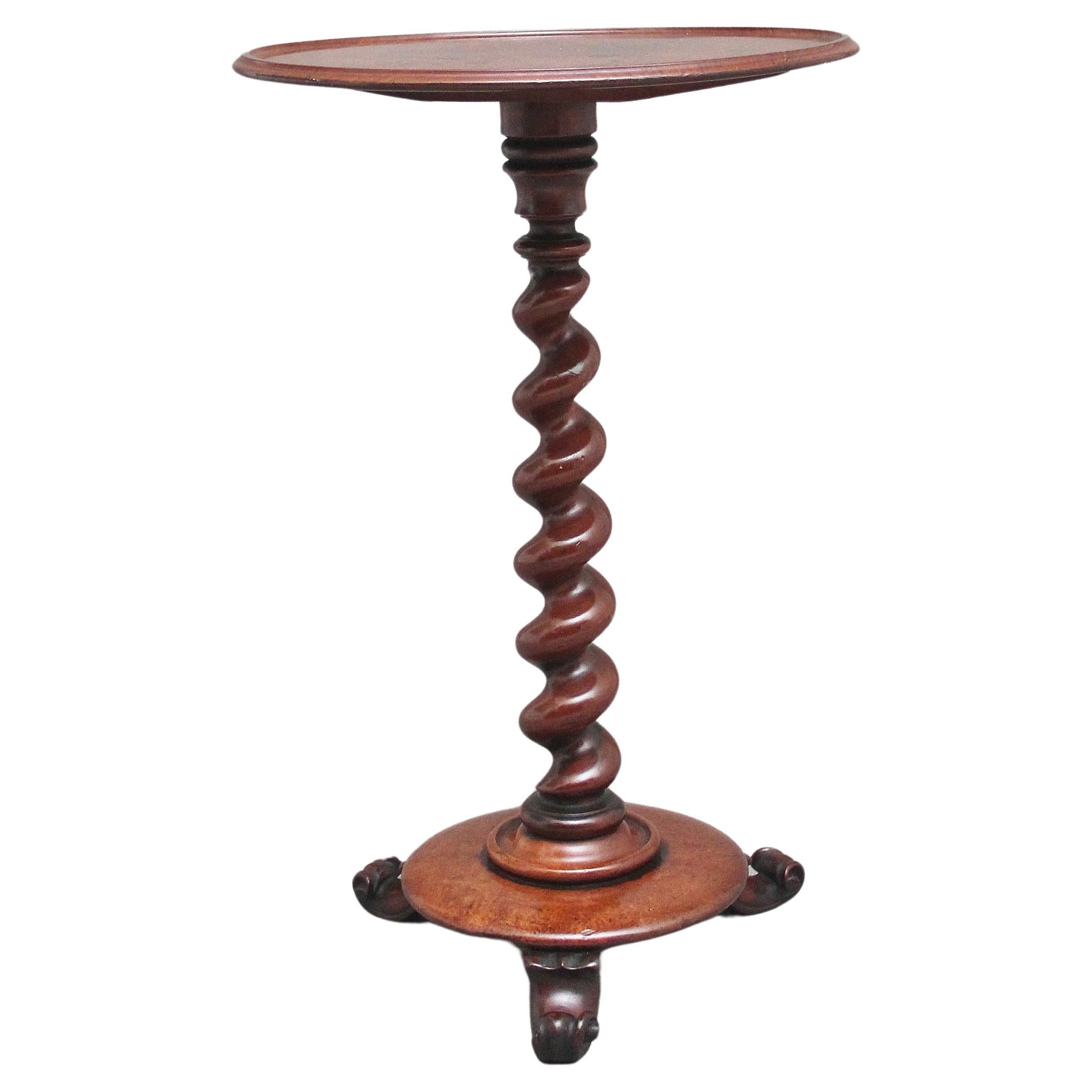 19th Century mahogany occasional table For Sale