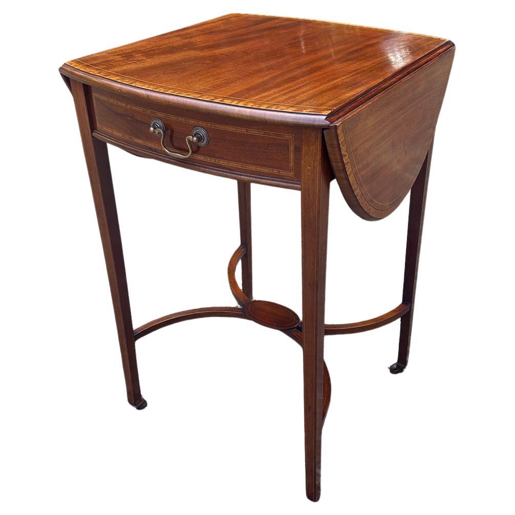 19th Century Mahogany Oval Pembroke Table