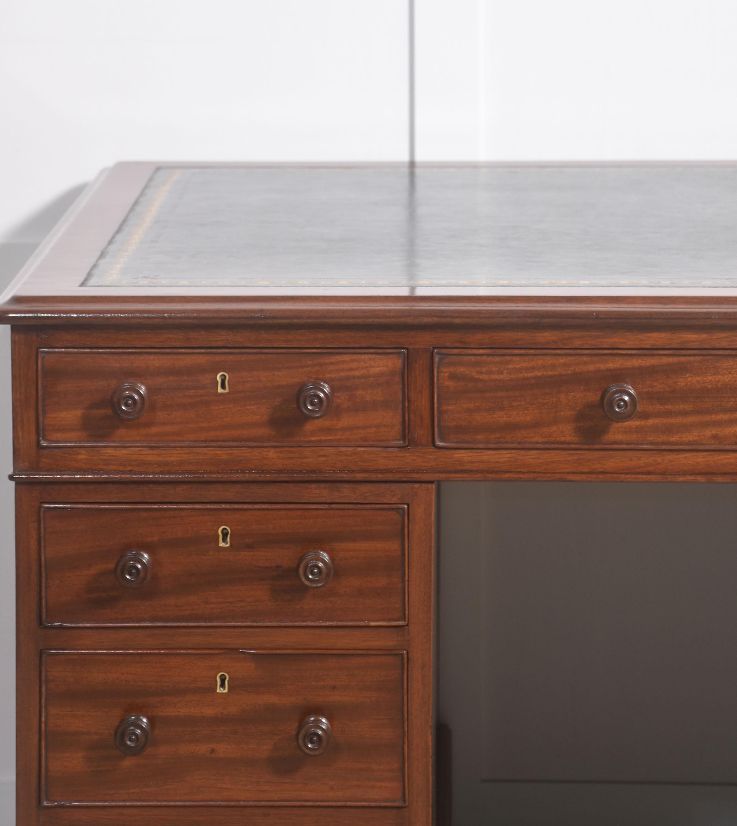 19th Century 19th century mahogany partners desk