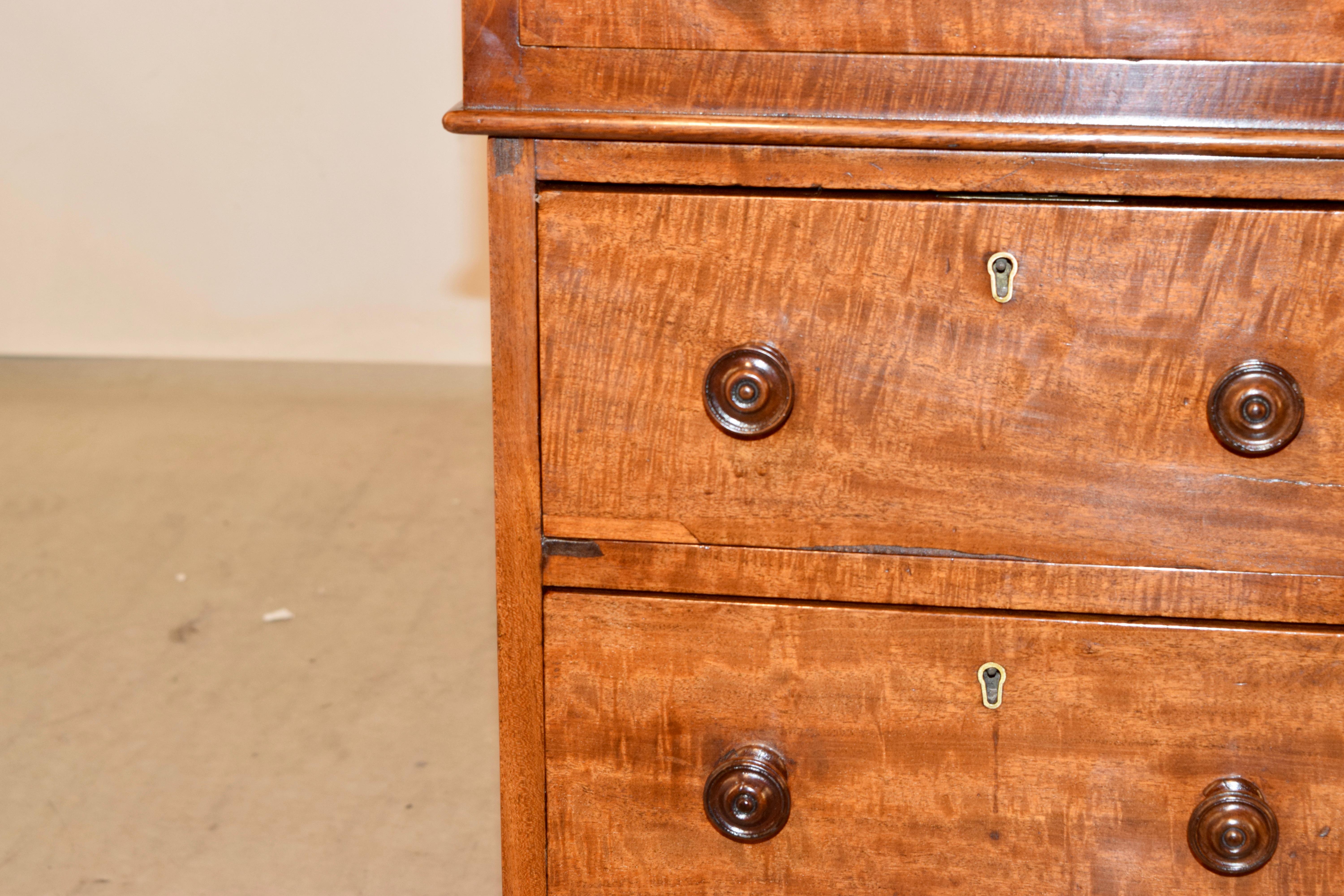 19th Century Mahogany Pedestal Desk For Sale 3