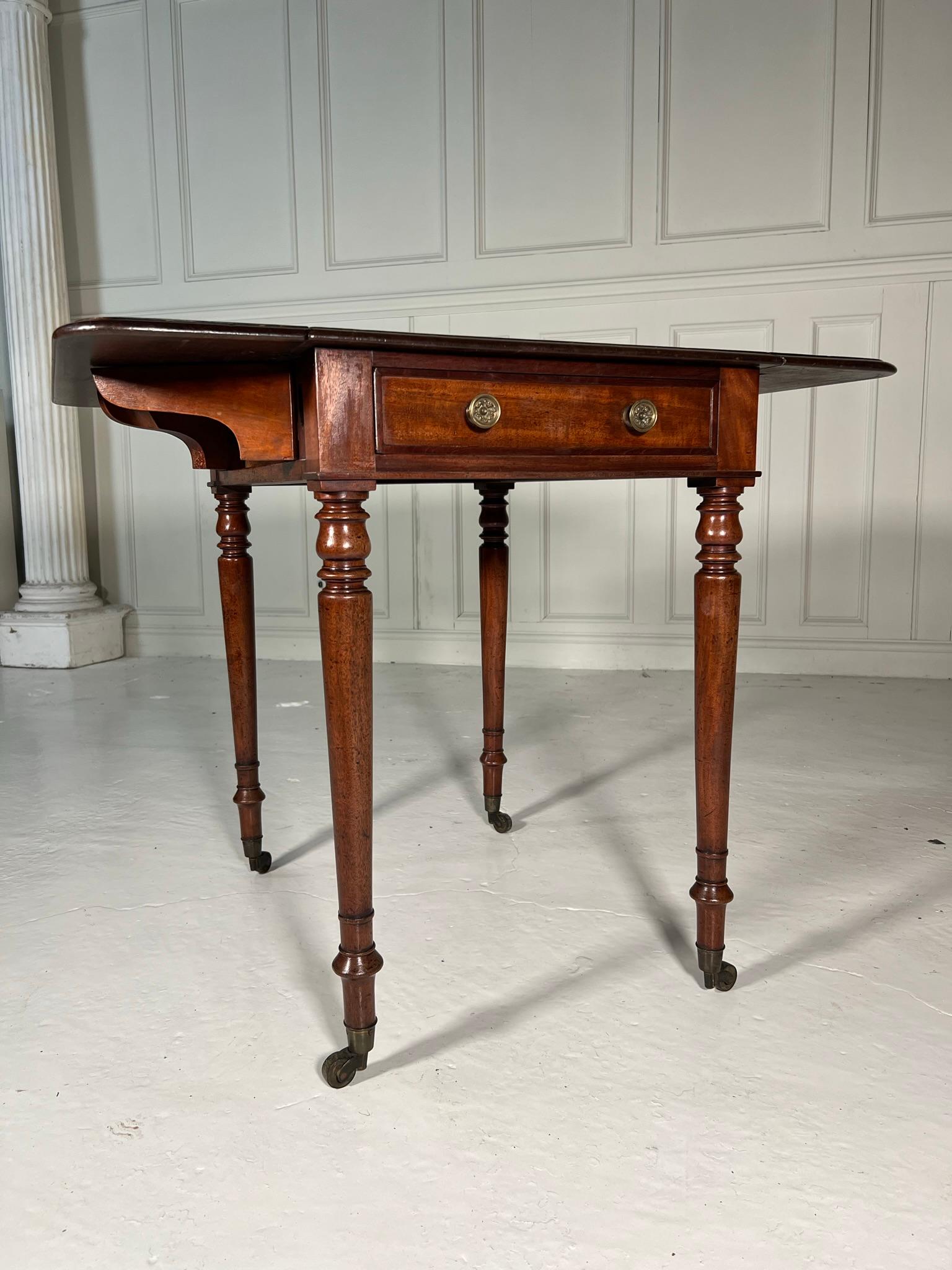 19th Century Mahogany Pembroke Table 6