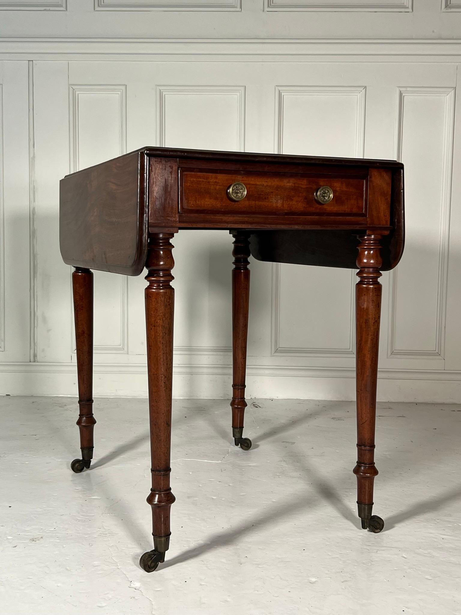 19th Century Mahogany Pembroke Table 1
