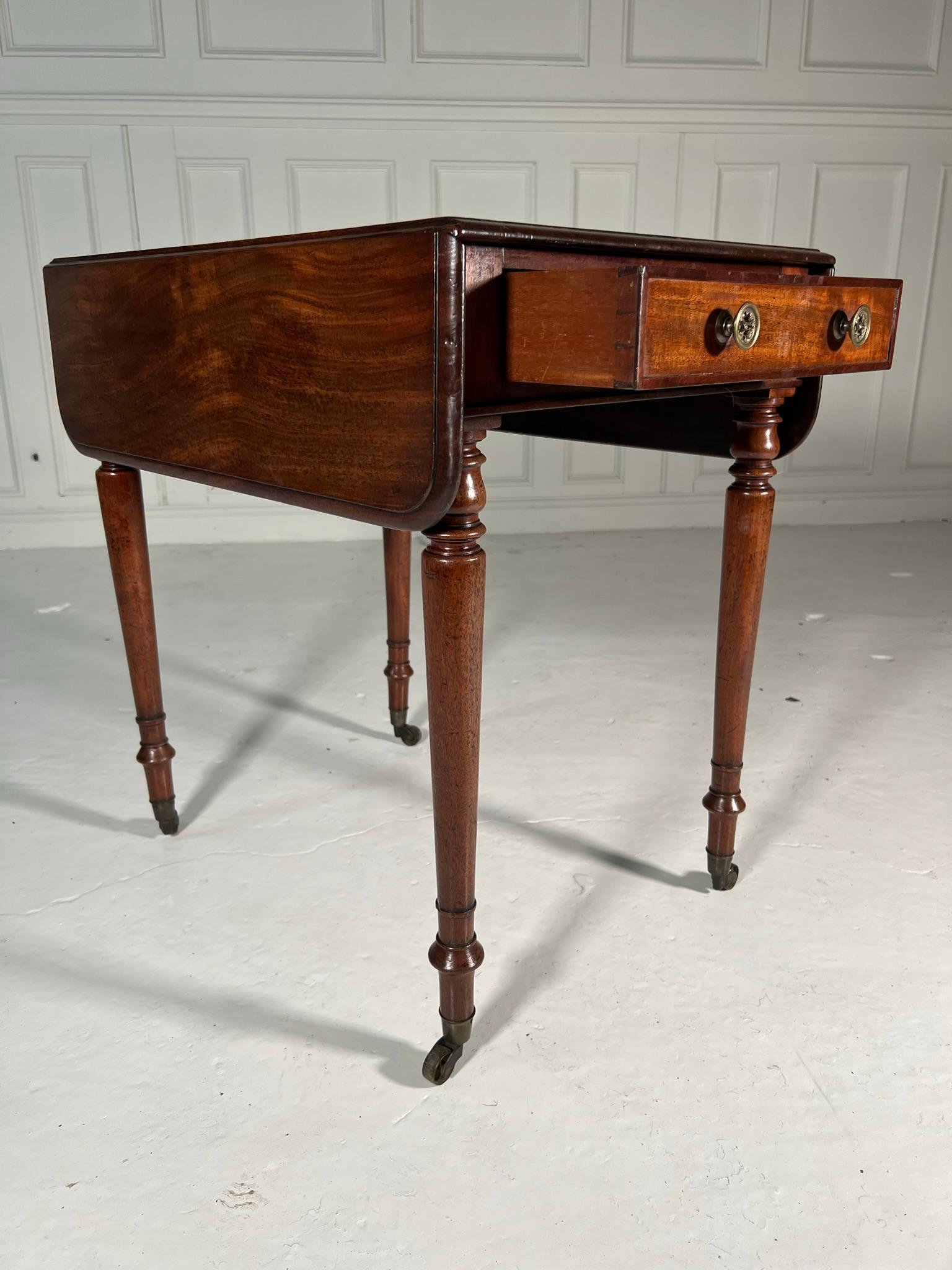 19th Century Mahogany Pembroke Table 2