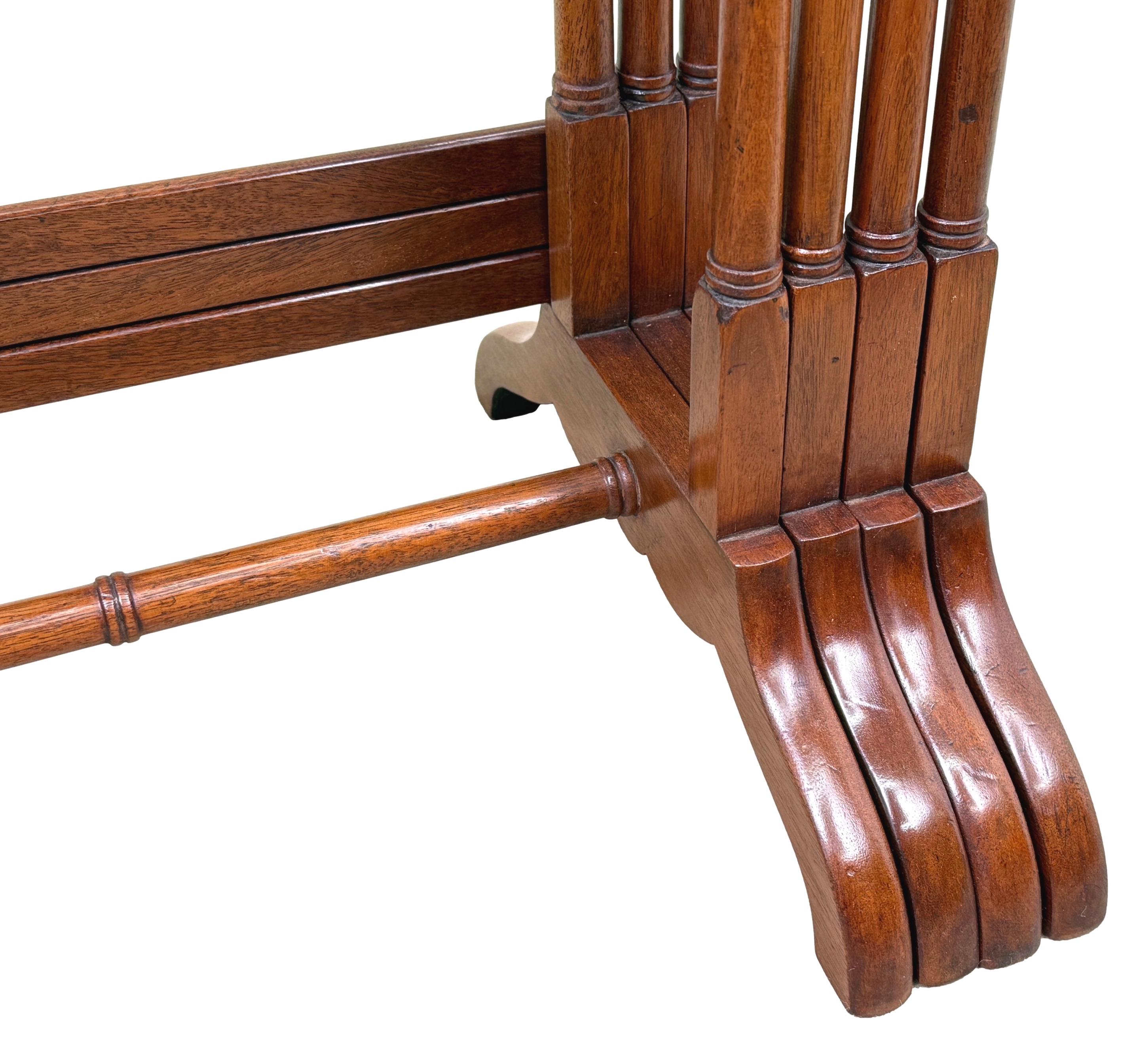 19th Century Mahogany Quartetto Nest Of Four Coffee Tables For Sale 6