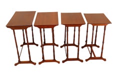 19th Century Mahogany Quartetto Nest of Four Coffee Tables
