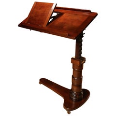 19th Century Mahogany Reading Table / Bed Stand