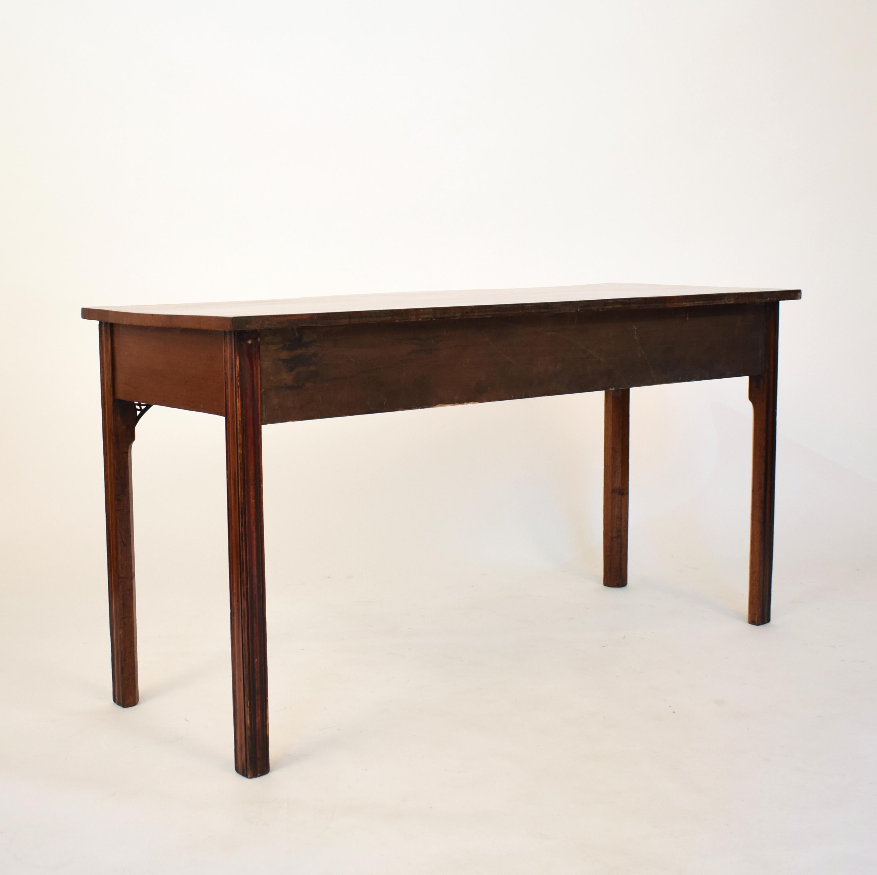 19th Century Mahogany Regency Serpentine Bowed Front Console Serving Table, 1810 2