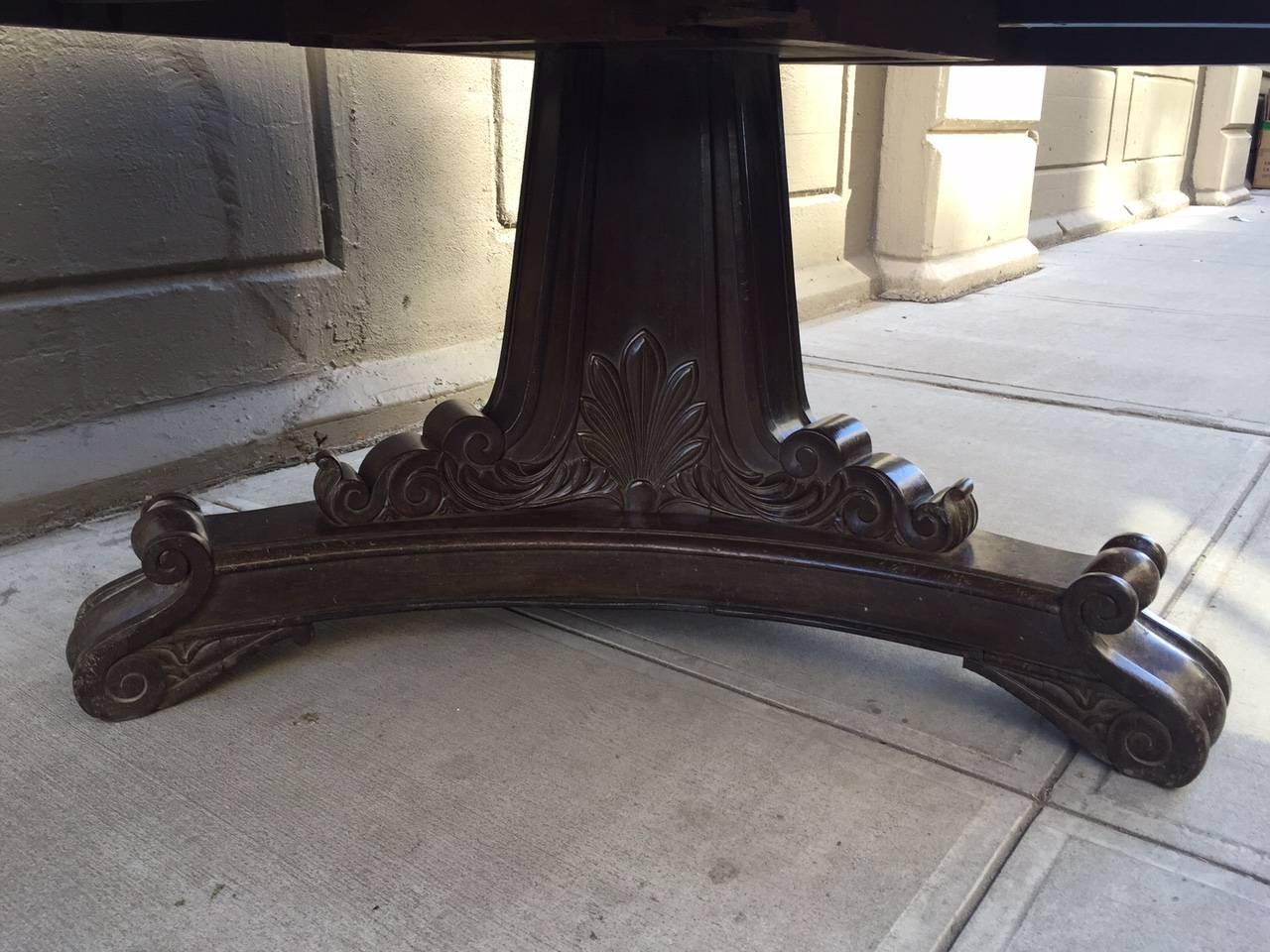 19th Century Mahogany Regency Style Table In Good Condition In New York, NY