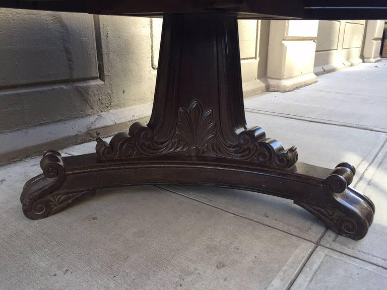 19th Century Mahogany Regency Style Table In Good Condition For Sale In New York, NY
