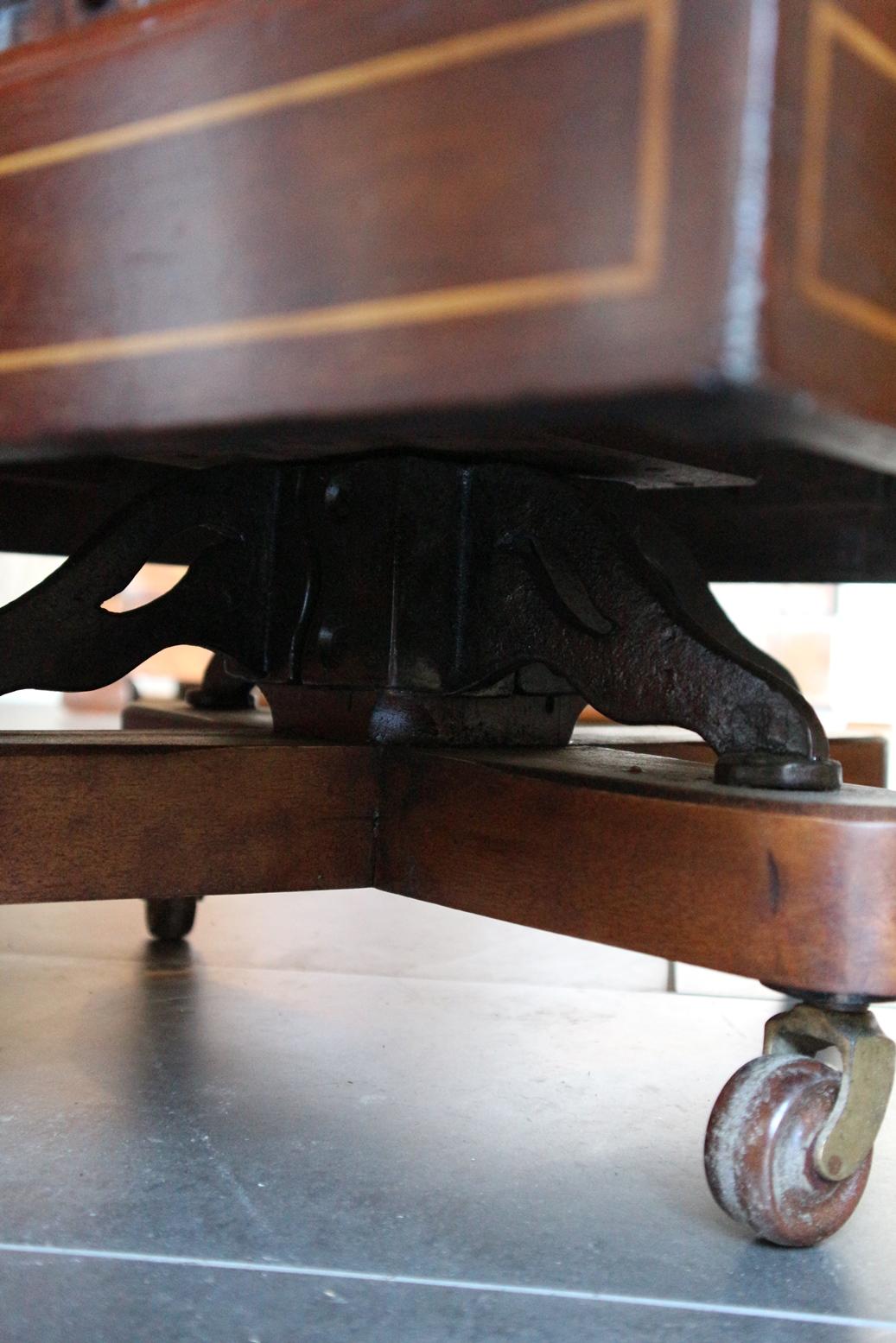 19th Century Mahogany Revolving Bookcase Maple & Co. 1
