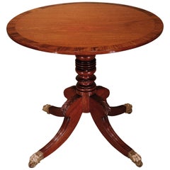 19th Century Mahogany Revolving Occasional Table