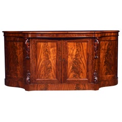 19th Century Mahogany Serpentine Fronted Sideboard