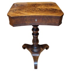 Antique 19th Century Mahogany Sewing Table