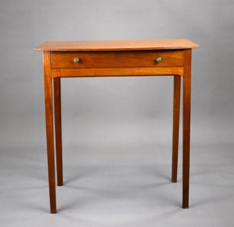 For sale is a 19th century mahogany side table, converted for cutlery, standing on four tapering legs, the table remains in good condition showing minor wear commensurate with age and use.

Width: 76cm Depth: 68cm Height: 86cm