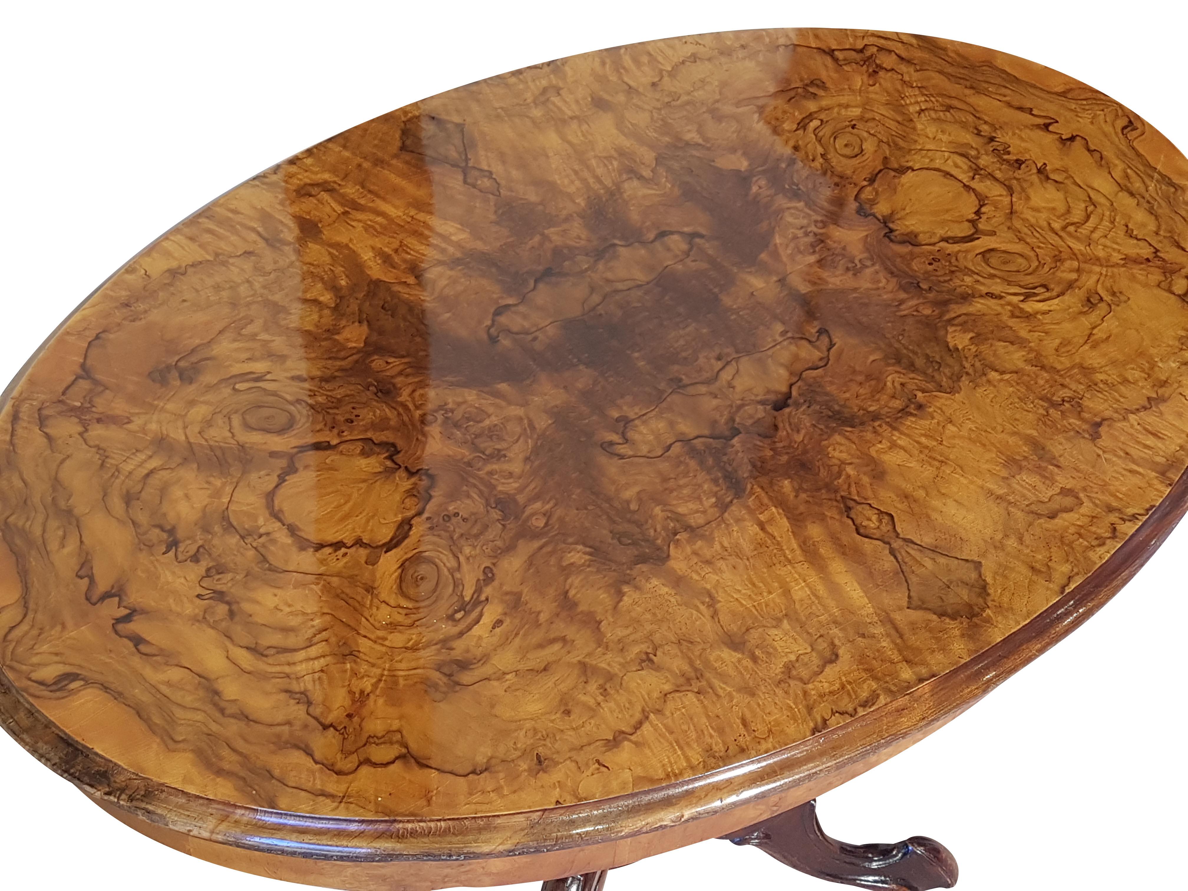 Baroque 19th Century Mahogany Side Table For Sale