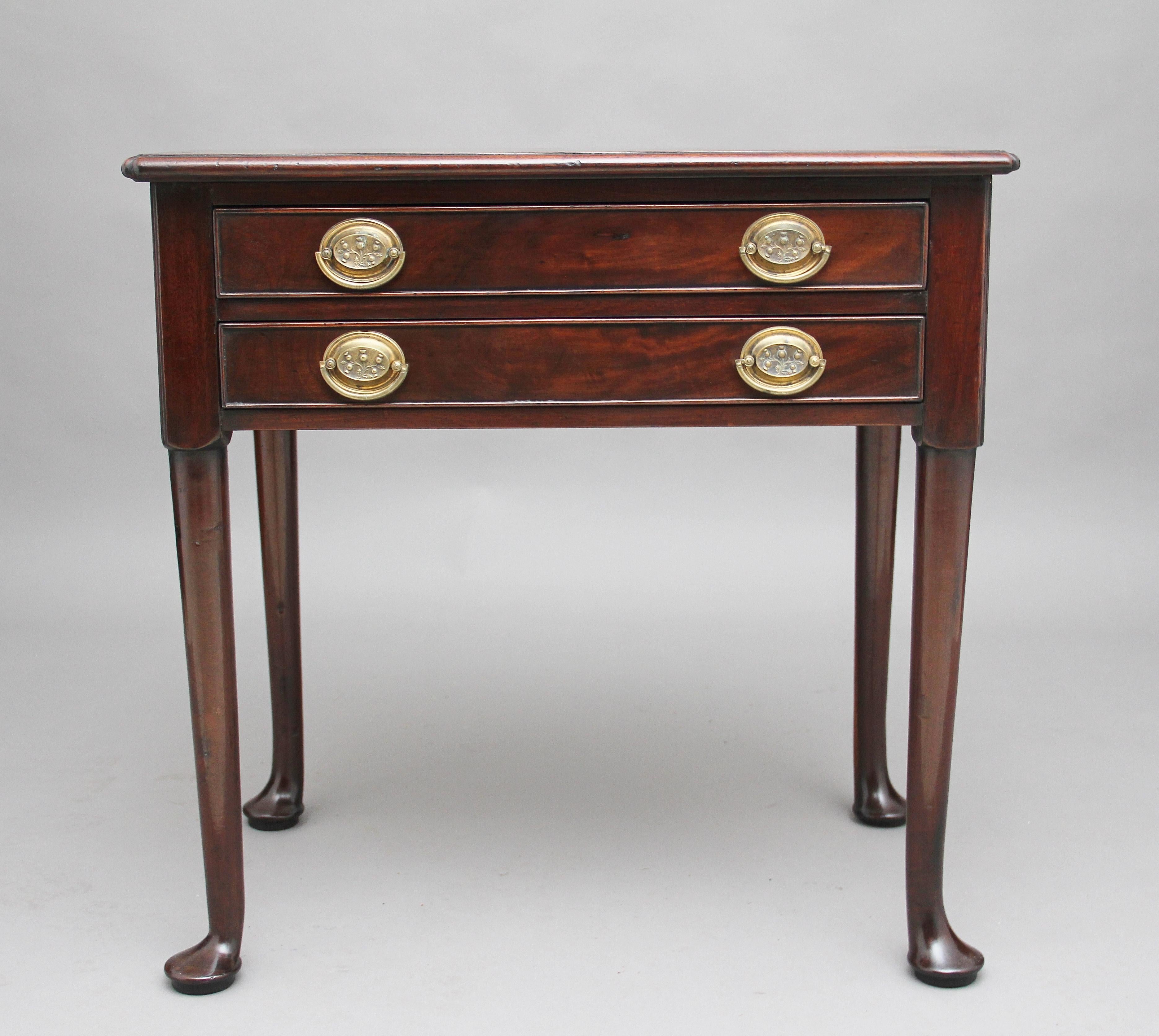 Victorian 19th Century Mahogany Side Table For Sale