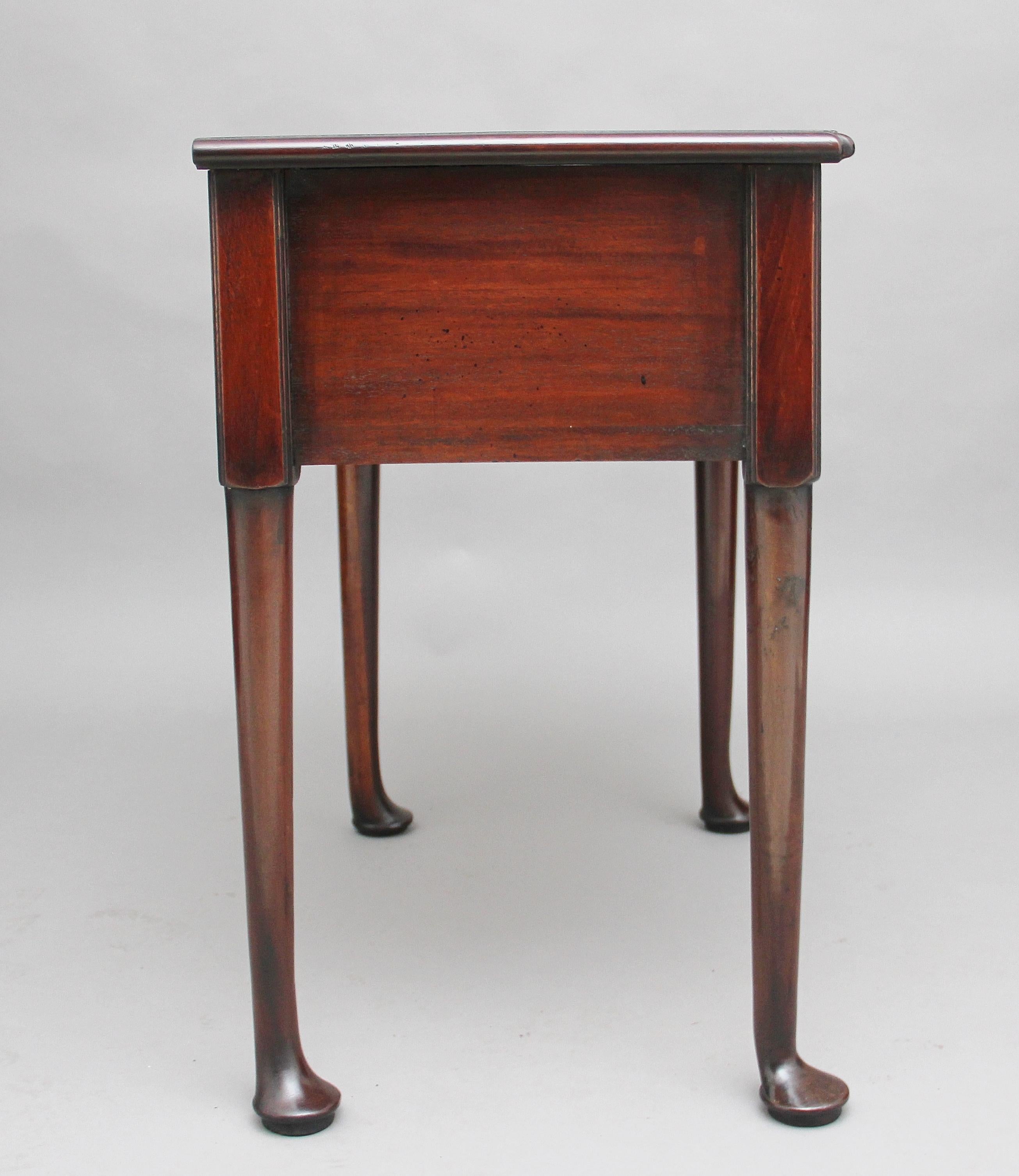 British 19th Century Mahogany Side Table For Sale