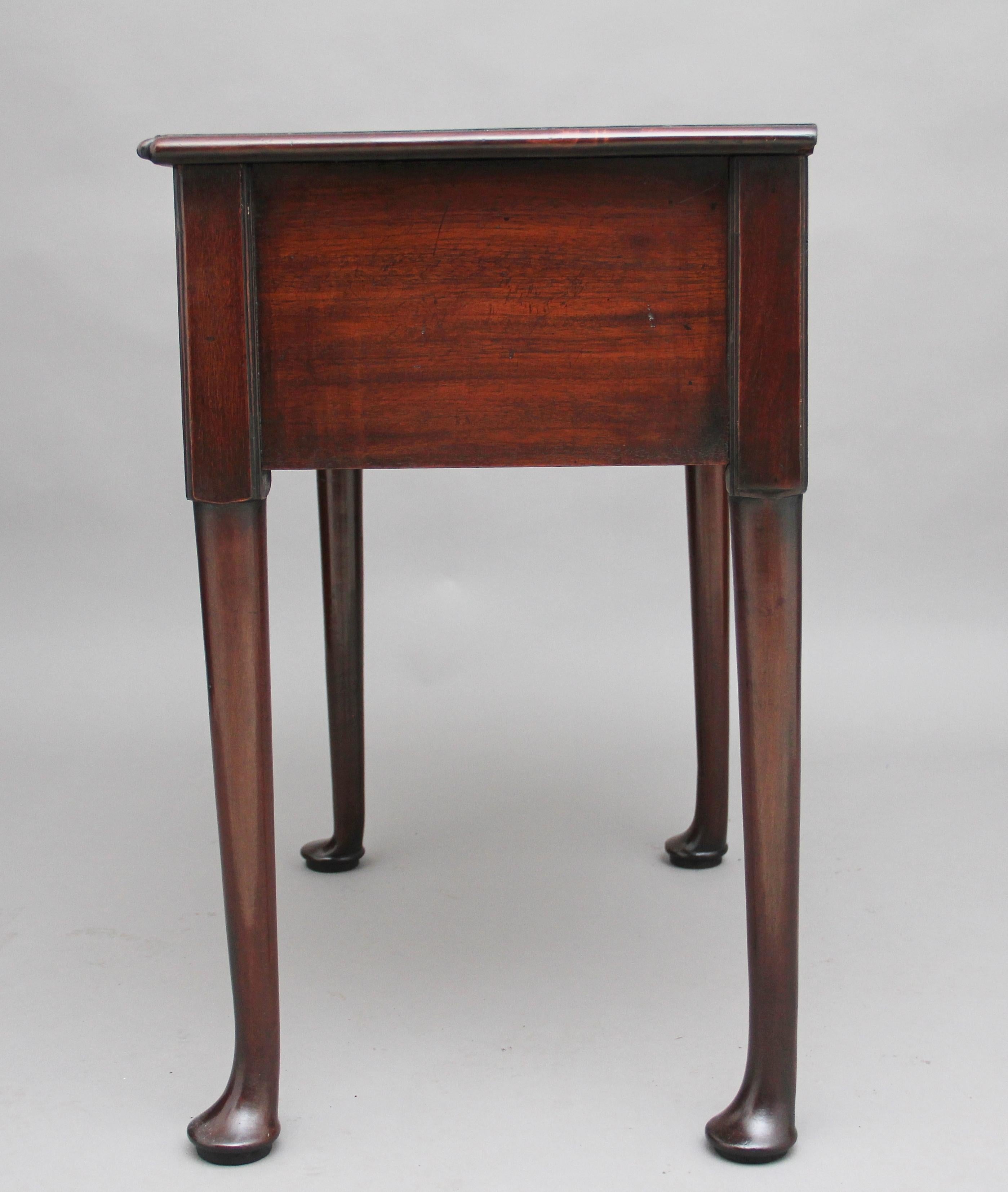 Late 19th Century 19th Century Mahogany Side Table For Sale