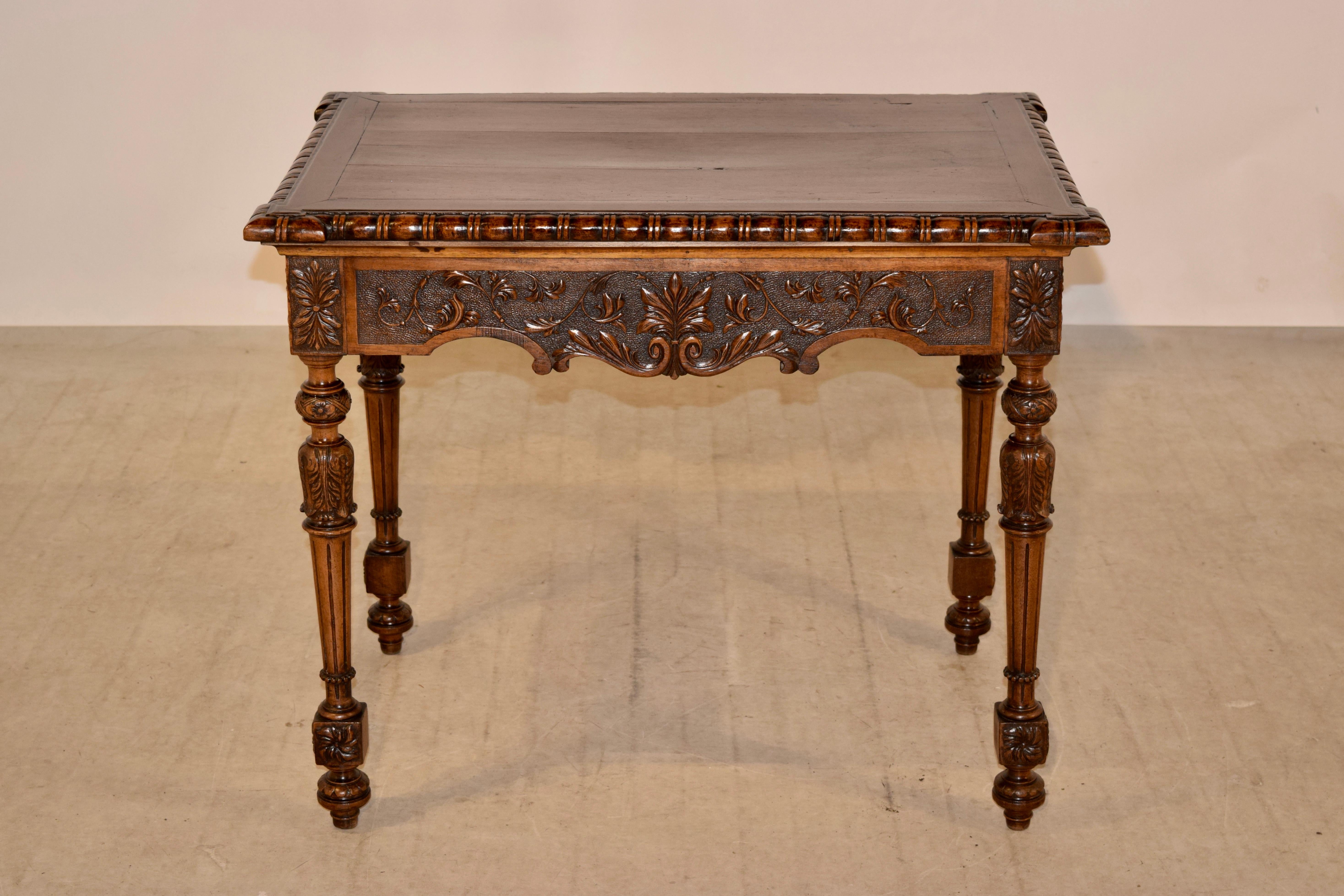 19th Century Mahogany Side Table 1