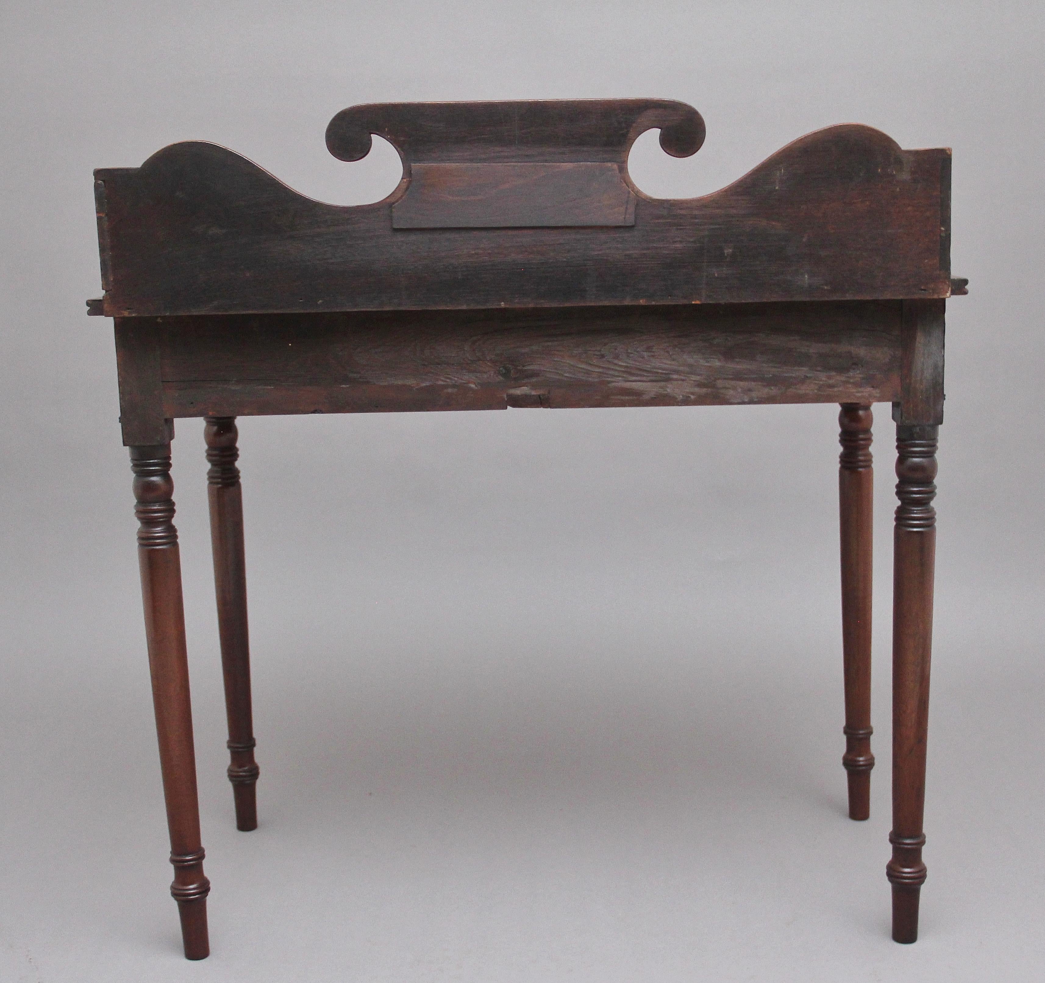 19th Century Mahogany Side Table  1