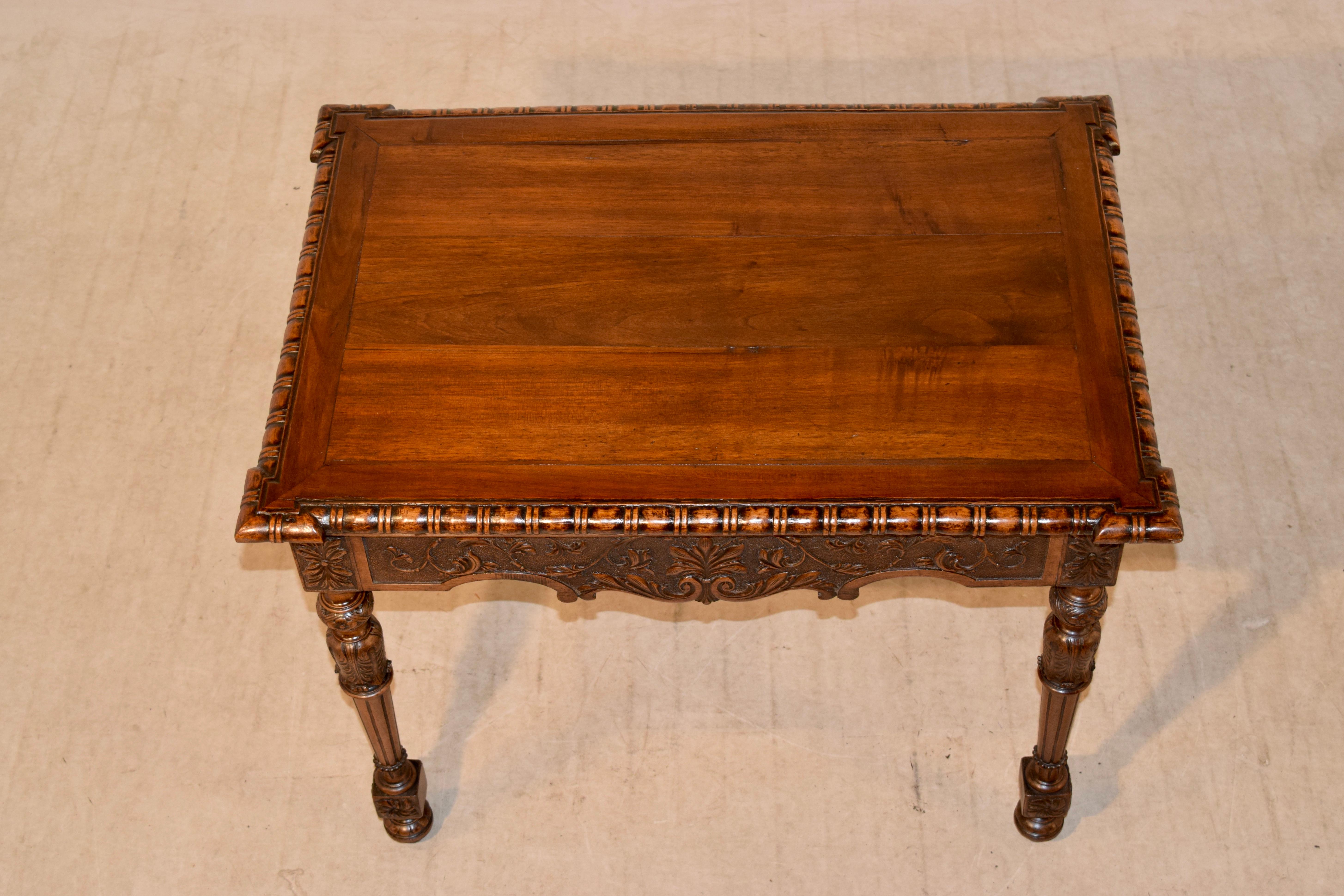 19th Century Mahogany Side Table 2