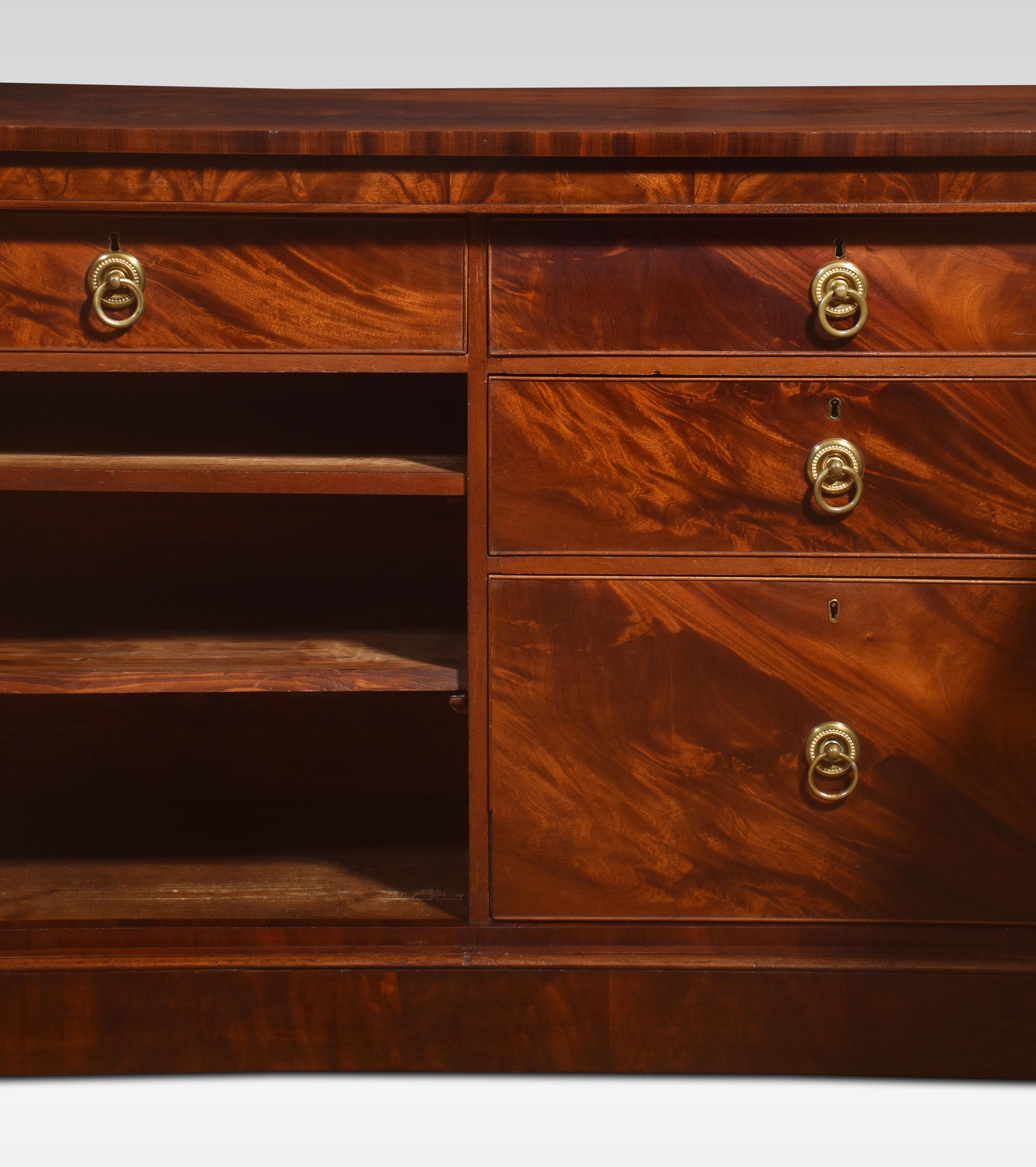 Wood 19th Century Mahogany sideboard For Sale