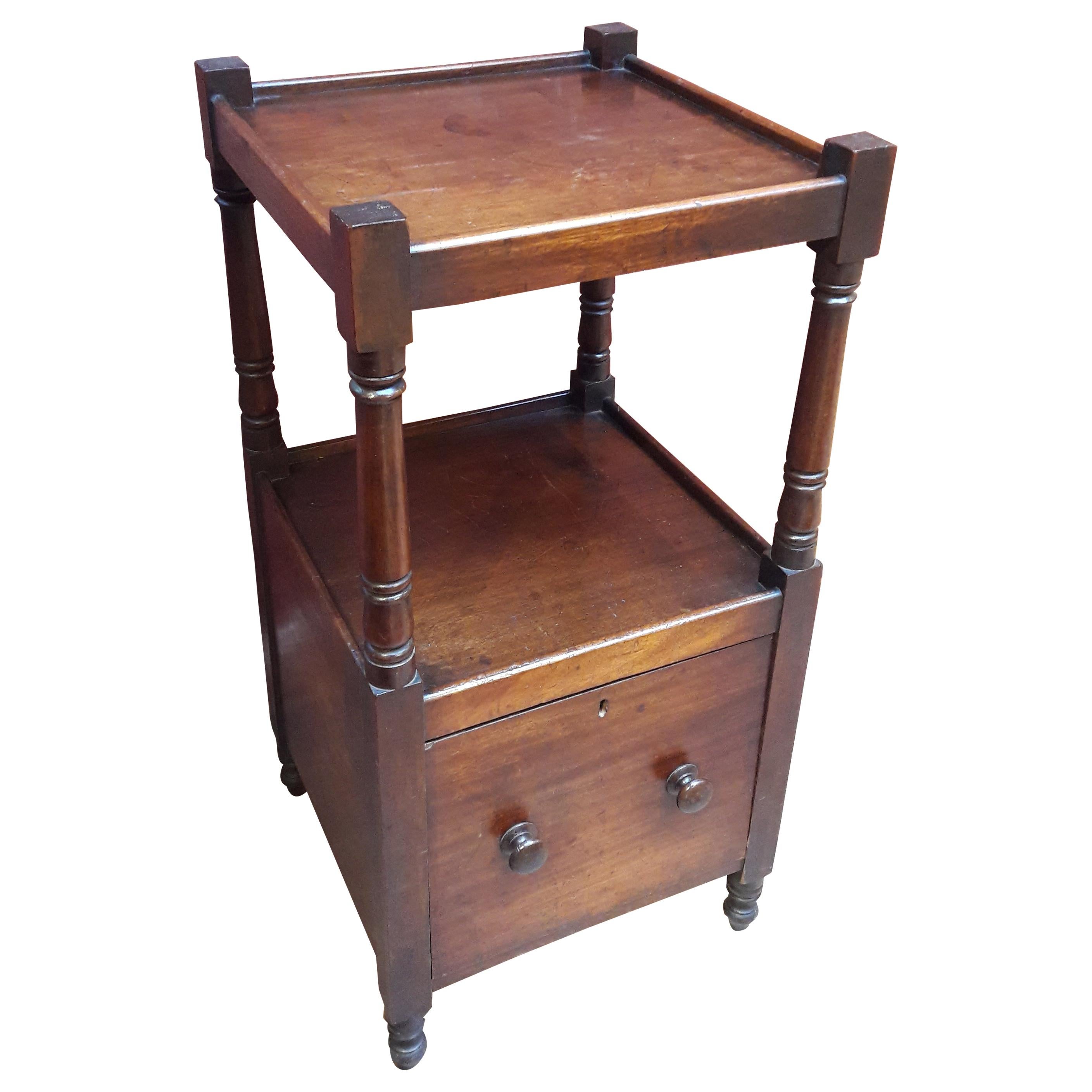 19th Century Mahogany Sidetable For Sale