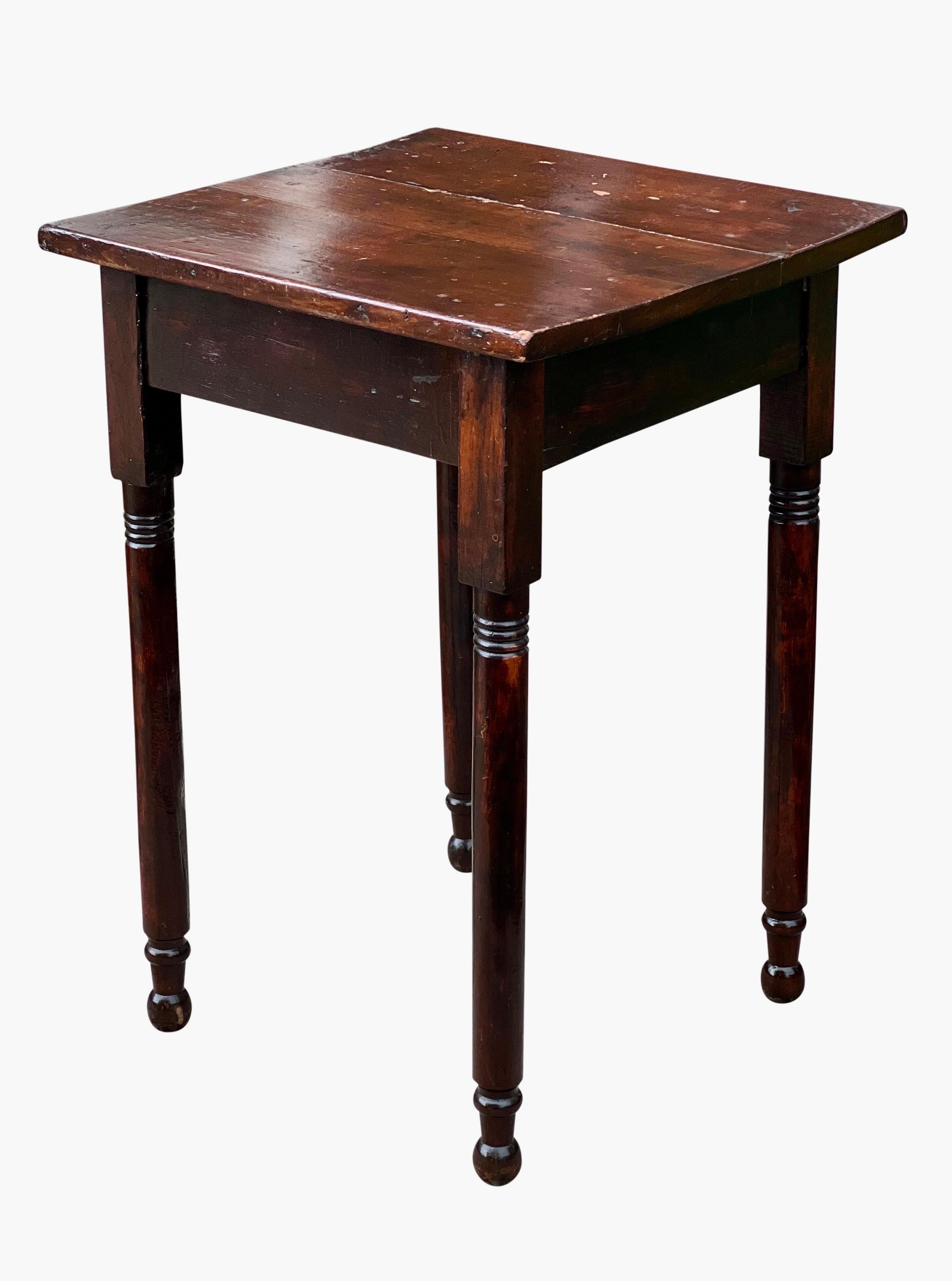 small side table mahogany