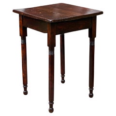 19th Century Mahogany Small Work Table, Side Table or Plant Stand