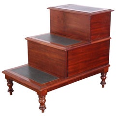 Antique 19th Century Mahogany Steps