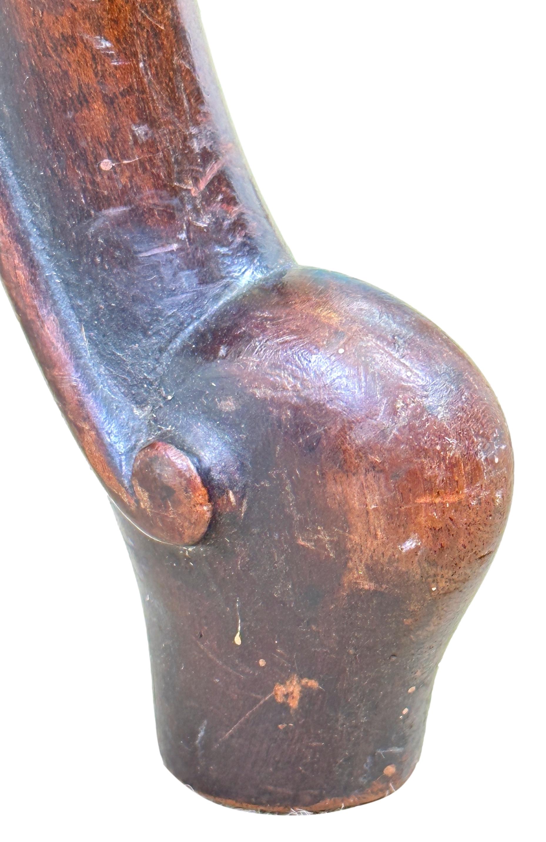 Tabouret en acajou du XIXe siècle en vente 2