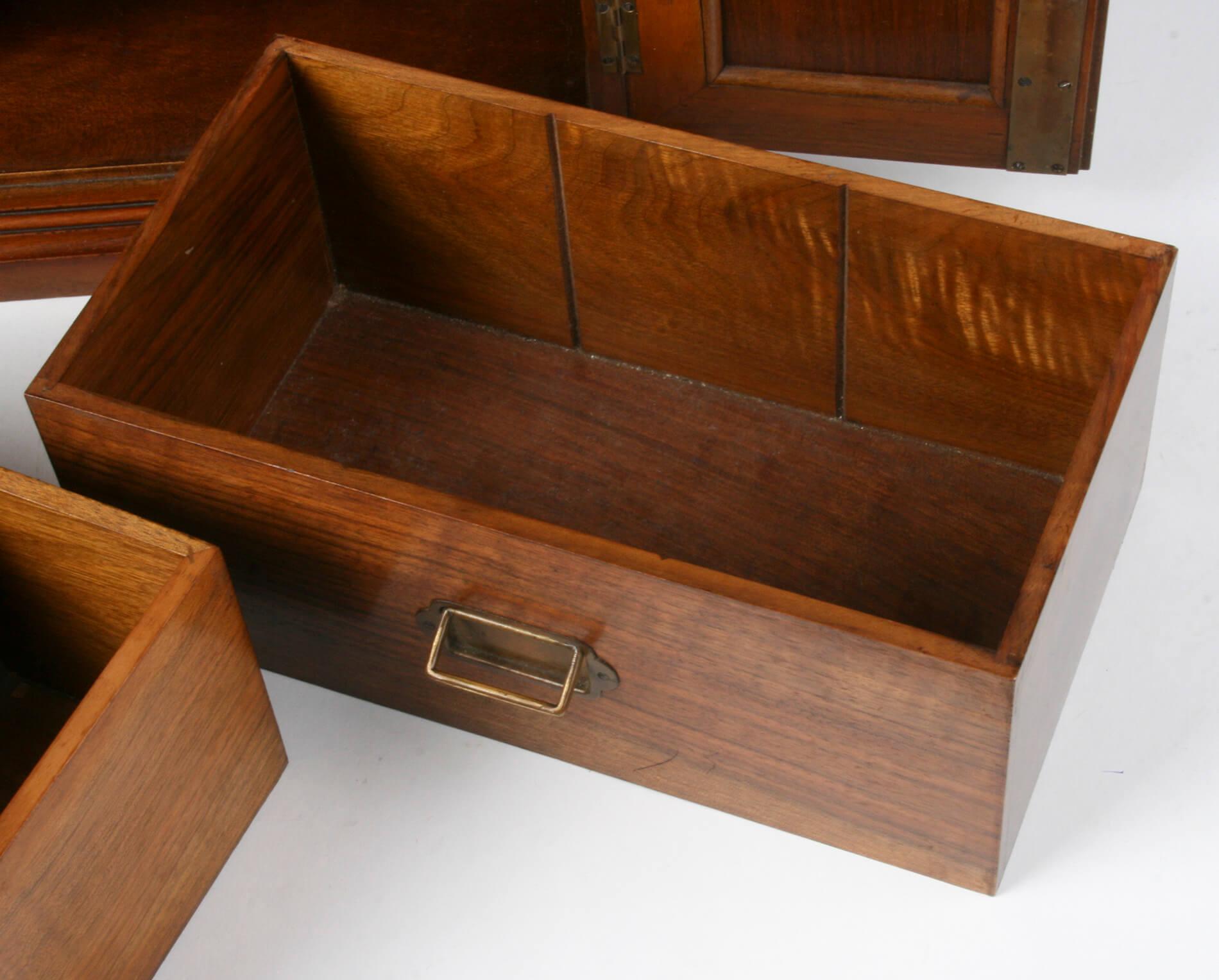 19th Century Mahogany Storage Box 10