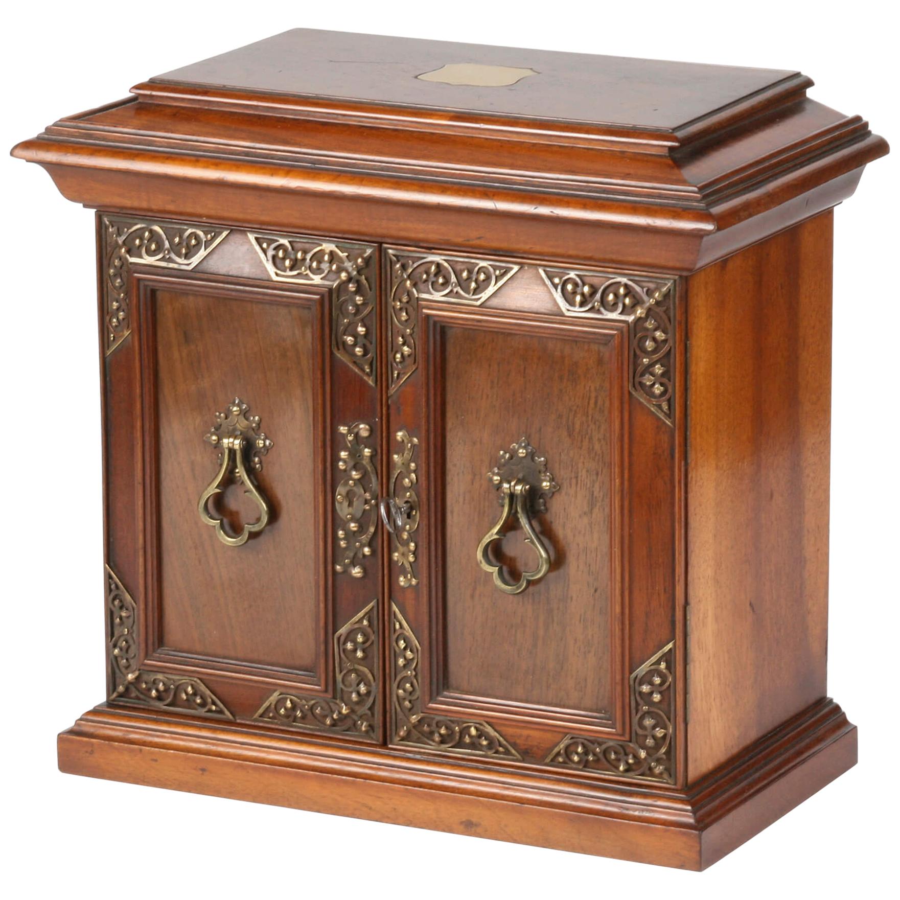 19th Century Mahogany Storage Box