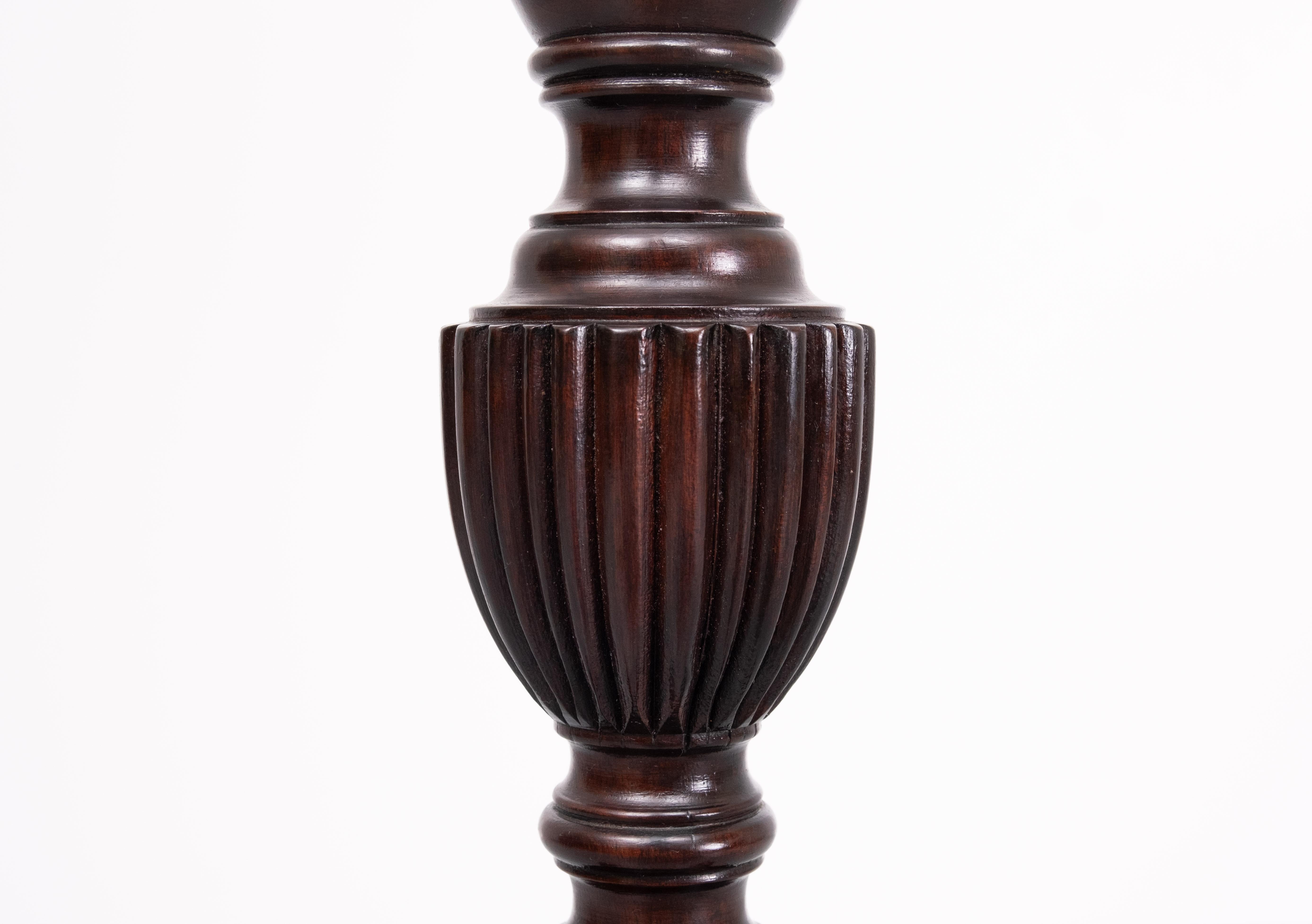 19th Century Mahogany tall Torchere Stand   For Sale 1