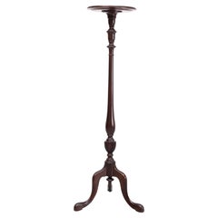 Antique 19th Century Mahogany tall Torchere Stand  