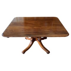 19th Century Mahogany Tilt Top Dining Table