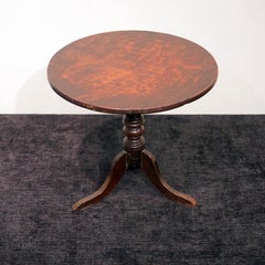 19th Century Mahogany Tilt-Top Tripod Table, Mini, Salesman or Example Sample