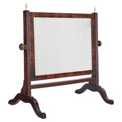 Specchio da toilette in mogano del XIX secolo
