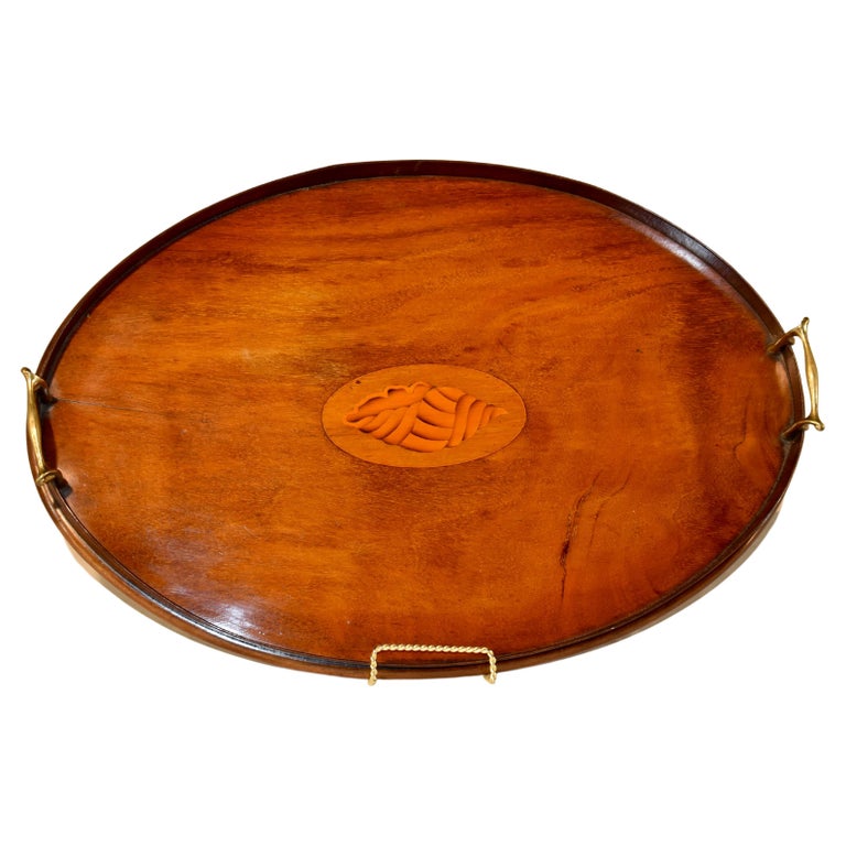 19th Century Mahogany Tray For Sale at 1stDibs