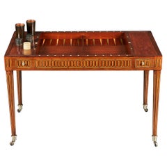 A 19th Century Mahogany Tric Trac Table