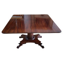 19th Century Mahogany Two-Part Drop Leaf Breakfast/Card Table