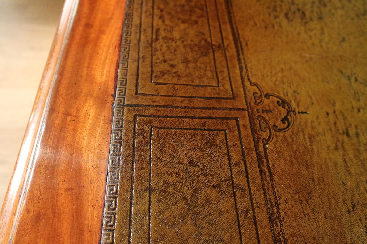 Mid-19th Century 19th Century Mahogany Victorian 18 Drawer Partner Desk