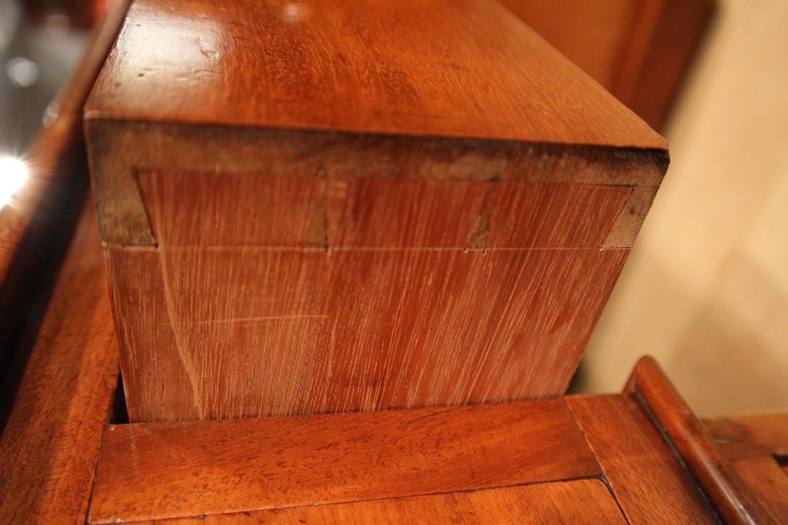19th Century Mahogany Victorian 18 Drawer Partner Desk 2