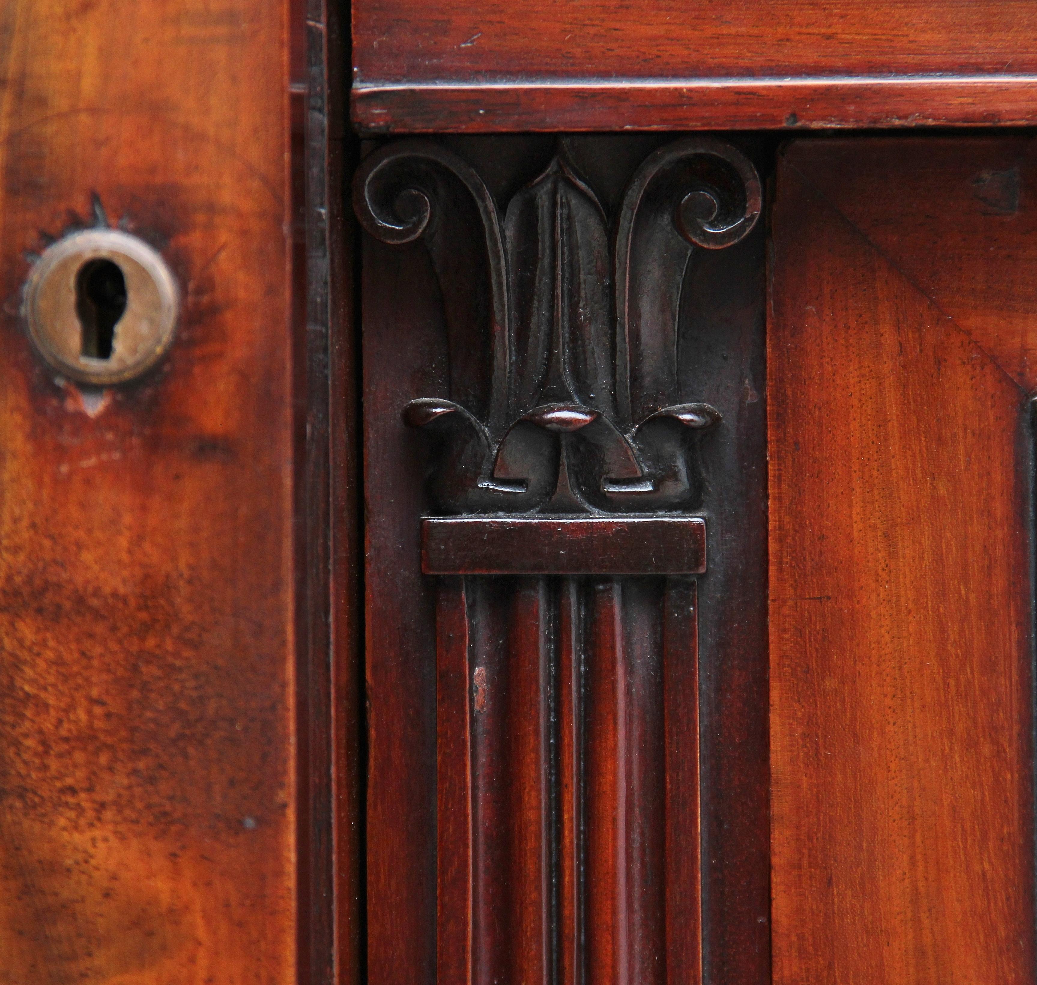 19th Century Mahogany Wardrobe 3