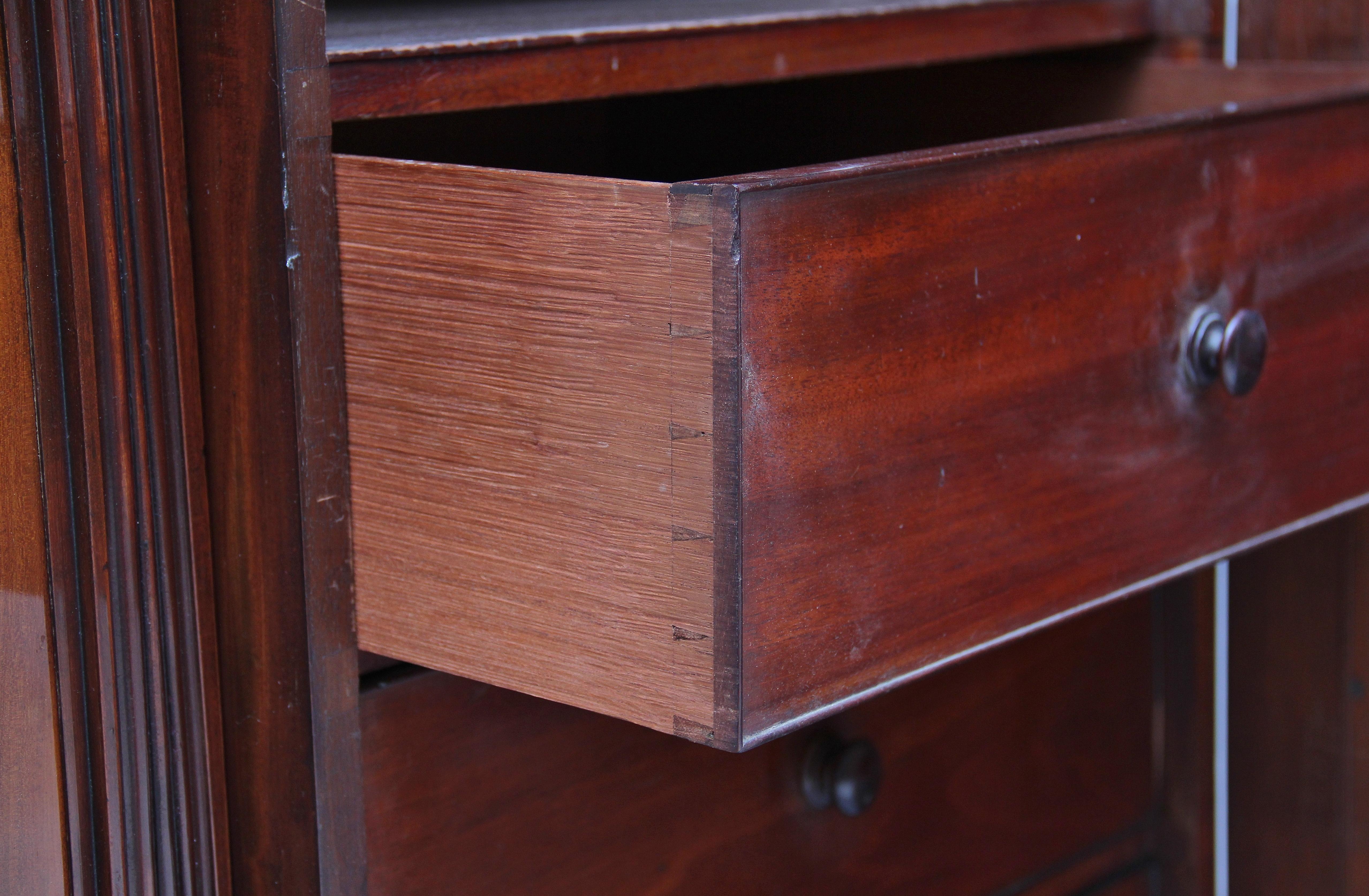 19th Century Mahogany Wardrobe 4