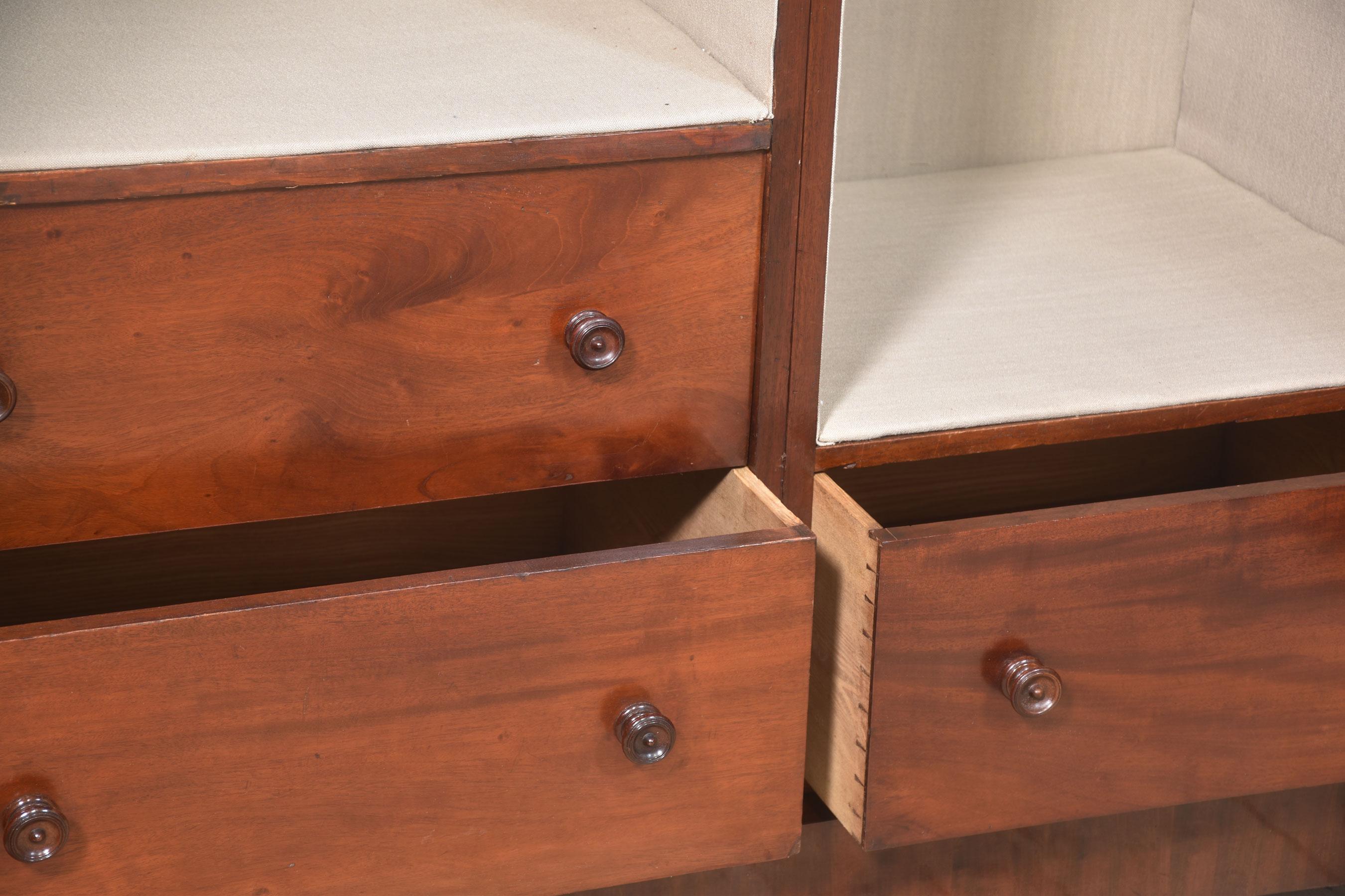 19th Century 19th century Mahogany wardrobe