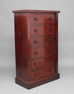 19th Century Mahogany Wellington Chest