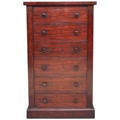 19th Century Mahogany Wellington Chest