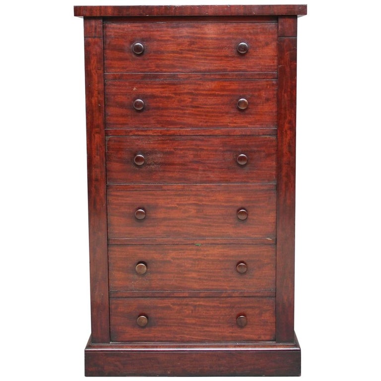 19th Century Mahogany Wellington Chest For Sale at 1stDibs wellington chest for sale